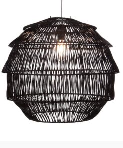Rattan - Hanglamp Artichoke zwart