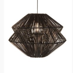 Rattan - Hanglamp Laut zwart