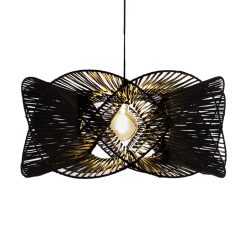 Rattan - Hanglamp Infinity black