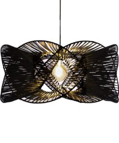 Rattan - Hanglamp Infinity black