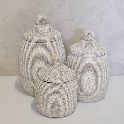 Kralenpotjes Crème set 3