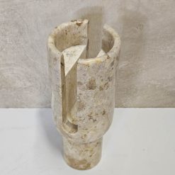 Waxinelichthouder 'Hana' crème