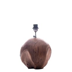 Teak houten voet bol - 25 cm