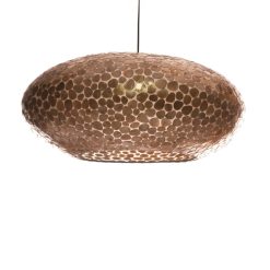 Turtle gold - Hanglamp Ufo open onderkant