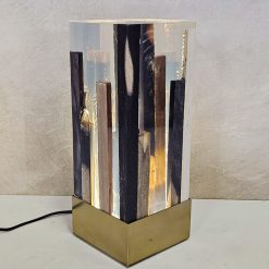 Versteend hout - Tafellampje Bayu