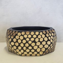 Schaal teak hout