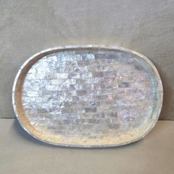 Dienblad capiz schelp - ovaal
